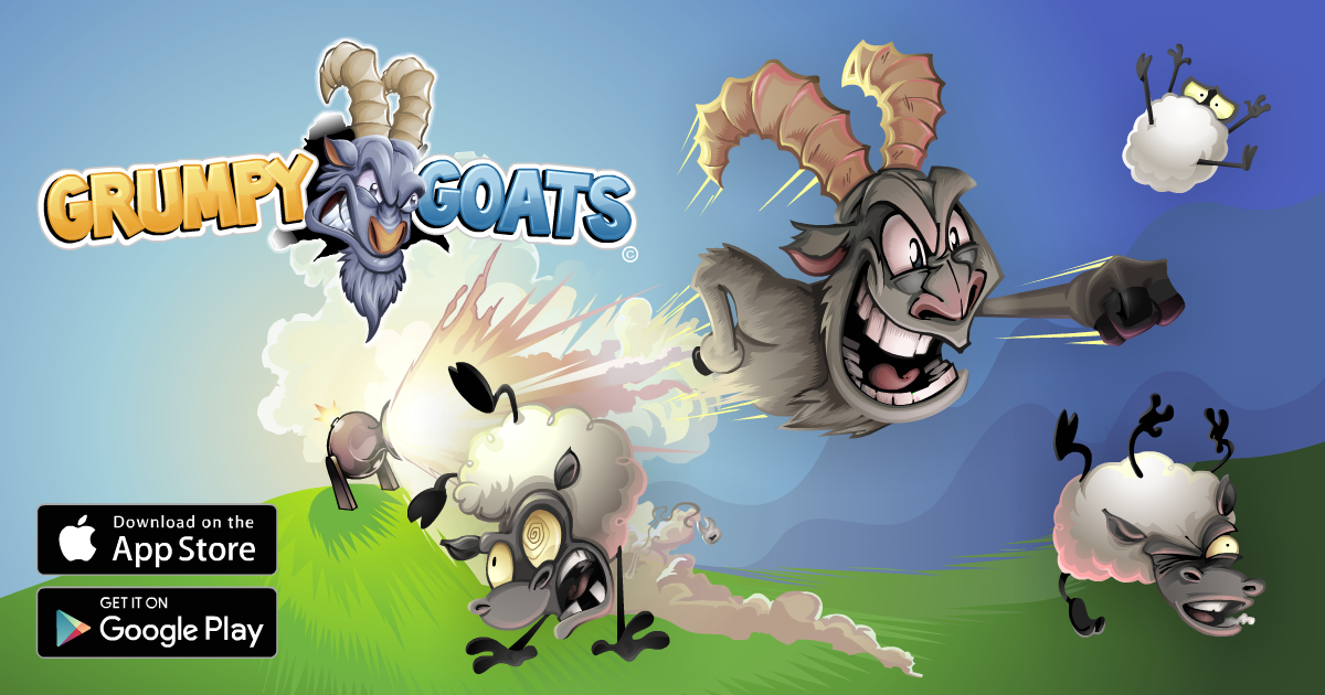 Grumpy Goats Free Game on App Store and Google Play